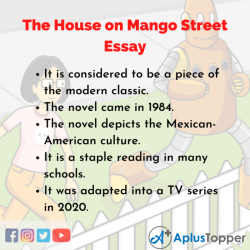 Discussion questions for the house on mango street